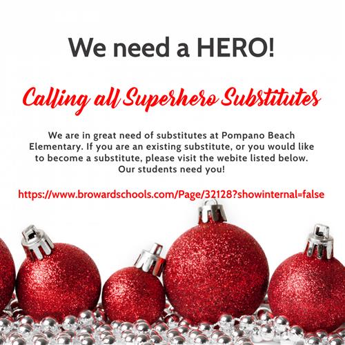 Substitute flyer 